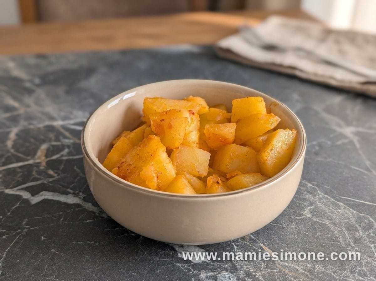 Pommes de terre à la harissa, option thon